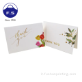 Cards di carta da cartone personalizzate all&#39;ingrosso ecologico